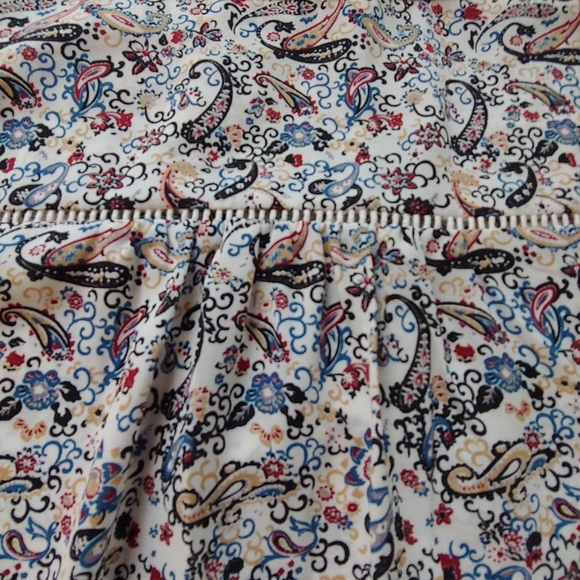 NWOT Collective Concepts Warner Lattice Detail Floral & Paisley Blouse – Size 2X - Picture 6 of 12